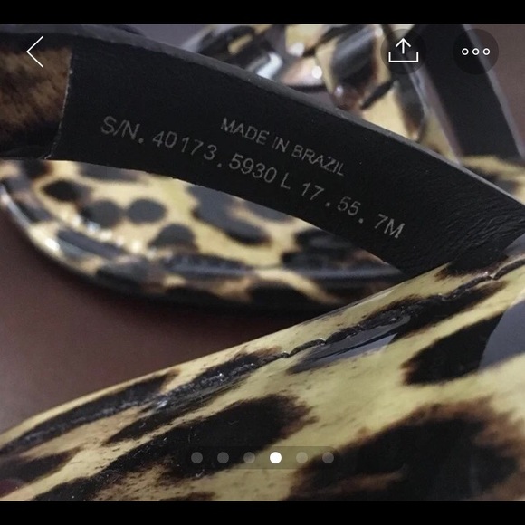 New Tory Burch Miller Leopard Sandals. - Picture 9 of 11